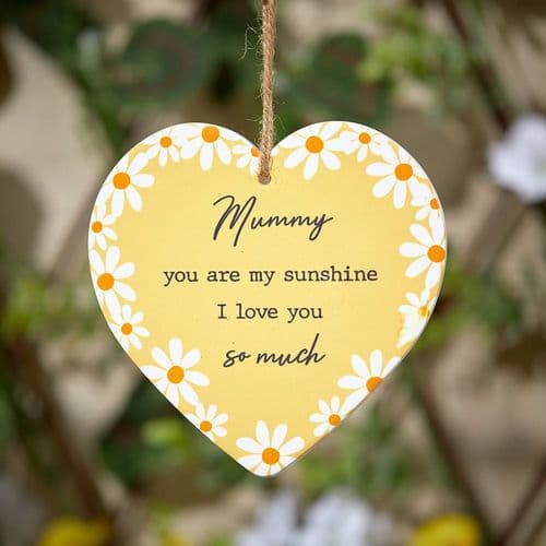 Langs - Ceramic Daisy Heart - Mummy