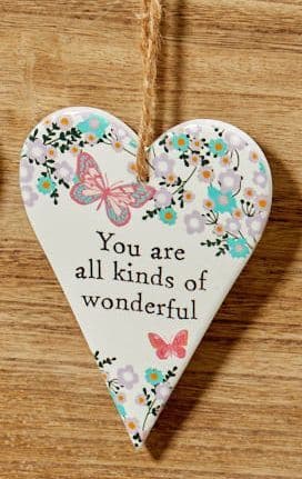 Langs - Ceramic Heart - Wonderful