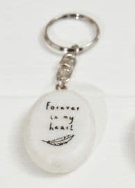 Langs - Marble Keyring - Forever In My Heart