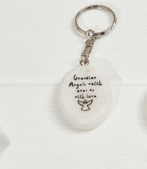 Langs - Marble Keyring - Guardian Angel