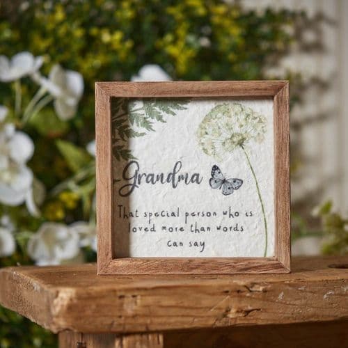 Langs - Textured Plaque - Grandma