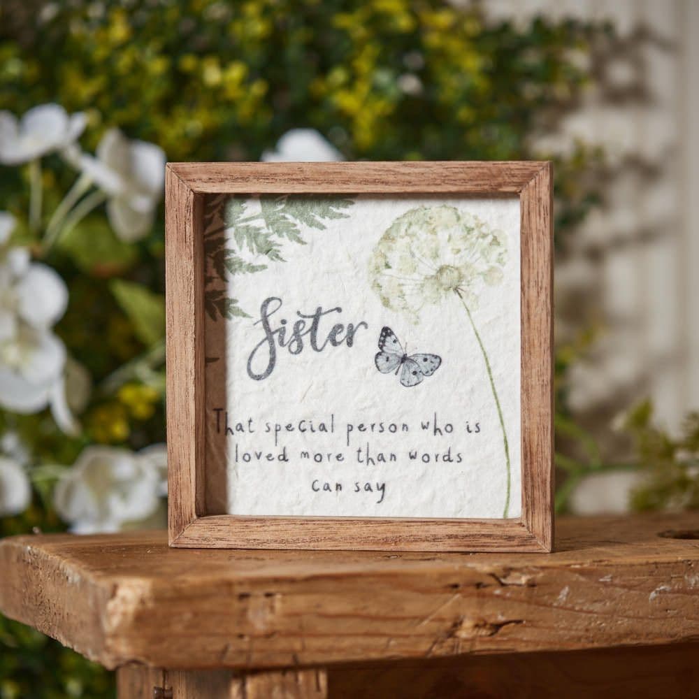 Langs - Textured Plaque - Sister