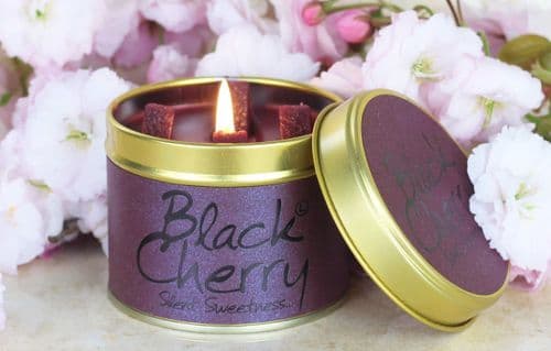 Lily-Flame Black Cherry scented candle