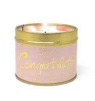 Lily-Flame - Congratulations Candle Tin
