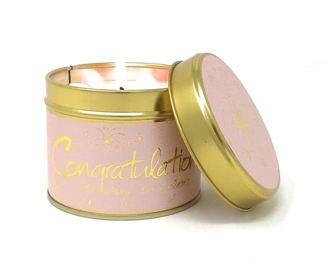 Lily-Flame - Congratulations Candle Tin