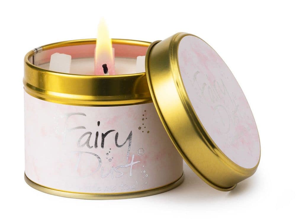 Lily-Flame Fairy Dust Candle Tin