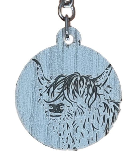 LT - Keyring - Highland Cow
