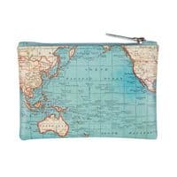 Sass & Belle - Vintage Map Purse