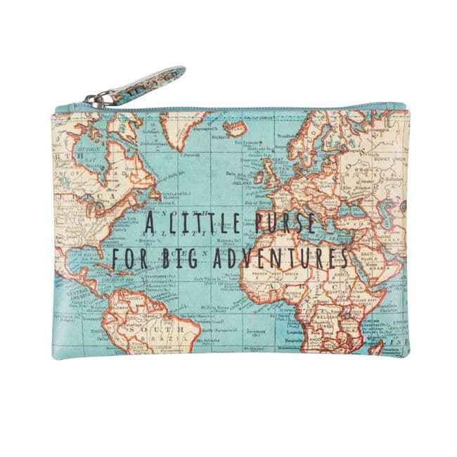 Sass & Belle - Vintage Map Purse