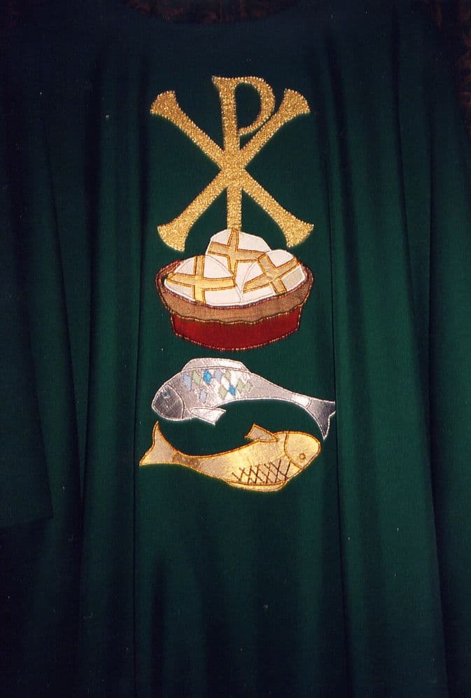 Chi Rho and Loaves Design