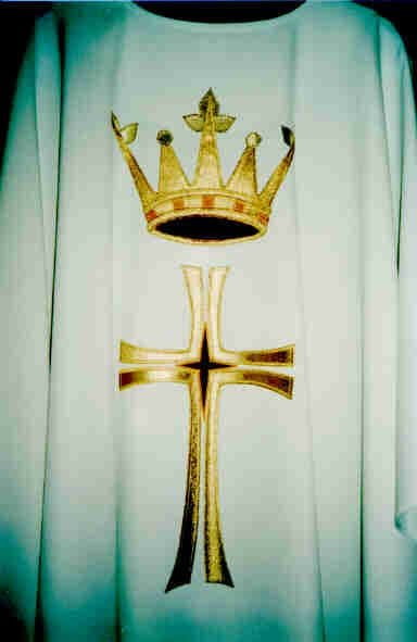 Cross and Crown Chasuble