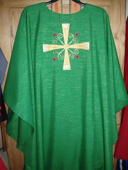 Embellished Cross Chasuble