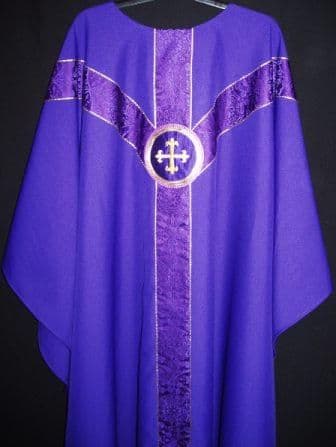 Glastonbury Brocade Orphrey Chasuble