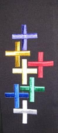 Multi Cross Design Scarf