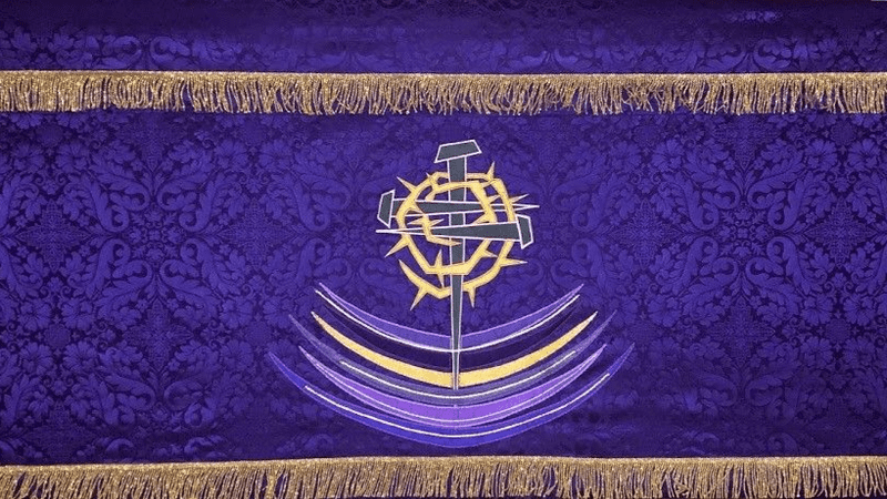 Nail Cross Altar Frontal