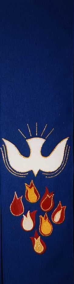 Pentecost Embroidered Scarf