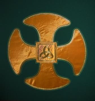Rounded Templar Cross Panel