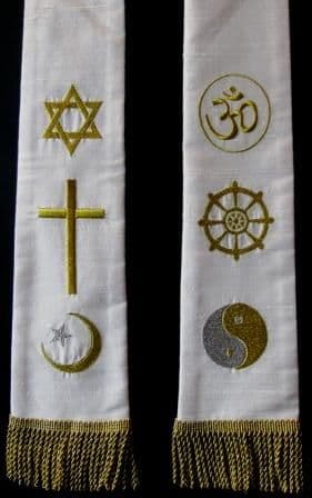 Short Silk Embroidered Scarf