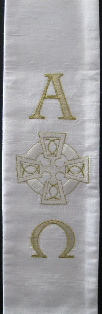 Silk Alpha Omega Stole (074)