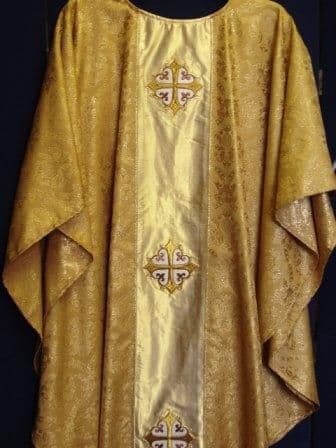 Silk Panel Tile Design Chasuble