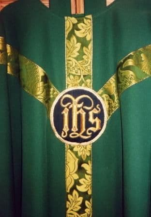 St Margaret Brocade Orphrey Chasuble