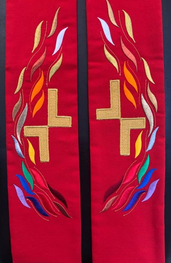 St Mellitus College Cross and Flames