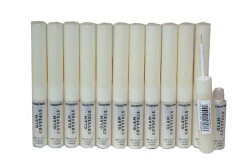 100 x COLLECTION Glam Crystals Metallic Liquid Liner | Golden Hour | RRP £400