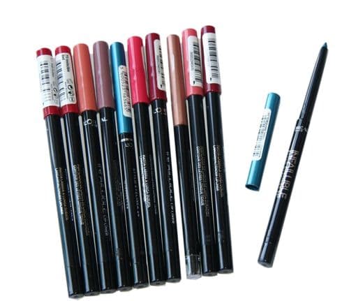 11 x L'Oréal Infallible Longwear Lip & Eye Liner Pencils | Mixed colours |