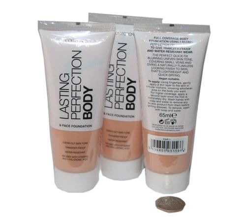 12 x Collection Cosmetics Lasting Perfection Body and Face Foundation | FAIR 1 |