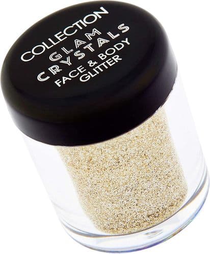 12 x COLLECTION Glam Crystals Face and Body Glitter | 1 Shades | 2 Gold Digger
