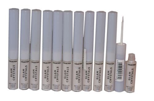 12 x COLLECTION Glam Crystals Metallic Liquid Liner | Blue Skies 4 |