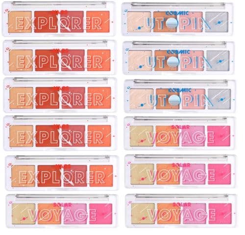 12 x Collection Mars Explorer - Solar Voyage - Cosmic Utopia Eyeshadow RRP £48