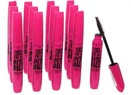 12 x Collection SuperSize Fat Lash Mascara | Black | RRP £60 |