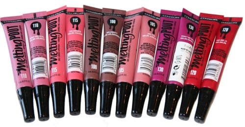 12 x Covergirl Melting Pout Gel Liquid Lipstick | 6 Shades | 2 of each Shade |