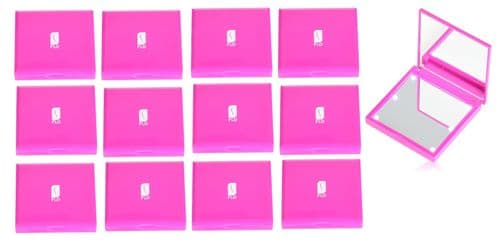 12 x Flo LED Lights Compact Mirror | 2 x Magnification | 6 LED lights |