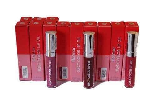 12 x Flormar Juicy Color Lip Oil | Boxed | Mixed Shades |