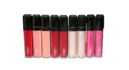 12 x L'Oreal Paris Infallible Lipgloss | Broken Seals | RRP £90 | Wholesale