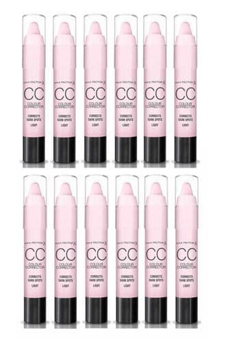 12 x Max Factor CC Colour Corrector Stick | Corrects Dark Spots | Sealed |