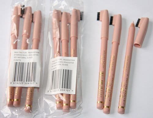 12 x Max Factor EyeBrow Pencil Highlighter | 001 Natural Glaze |
