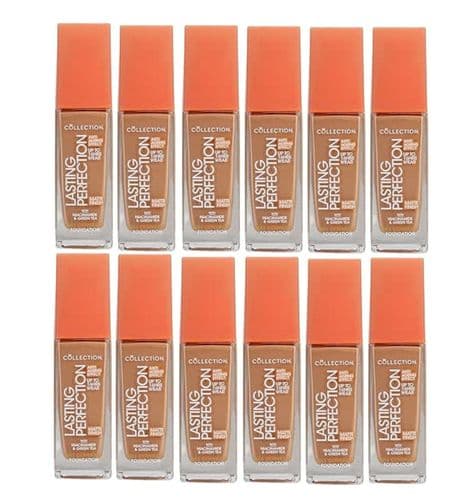 12pcs Collection Lasting Perfection Matte Foundation | 14W Caramel Warm |