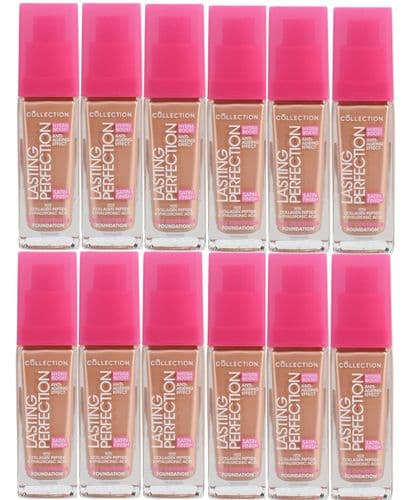 12pcs Collection Lasting Perfection Satin Foundation | Vanilla Cool 9C |