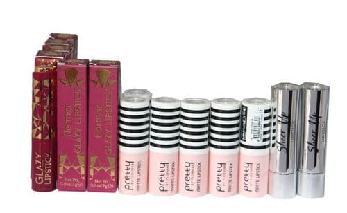14 x Flormar Matte, Glazy & Sheer up Lipstick | Mixed Shades | New | RRP £83