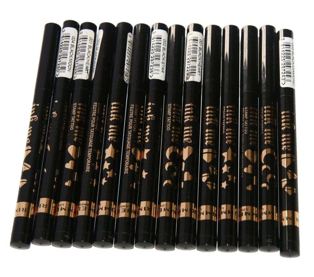 Rimmel London Ink Me Stempel-Tattoos 004 Moon - Temporäre Mond-Tattoos Für Haut