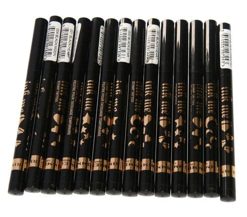 14 x Rimmel Ink Me Stamp Tattoos | Moon | Diamond | Star | Heart |