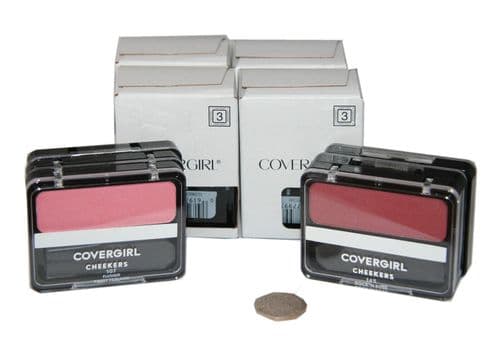 18 x Covergirl Cheekers Blush | 2 Shades | Rock 'N Rose & Flushed | RRP £125