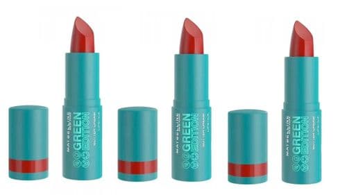 3 pcs Maybelline New York Green Edition Buttercream Lipstick  | 018 Musk |