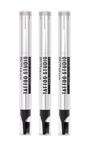 3 pcs Maybelline Tattoo Brow Lift Stick  | All Shade Blonde 01 |