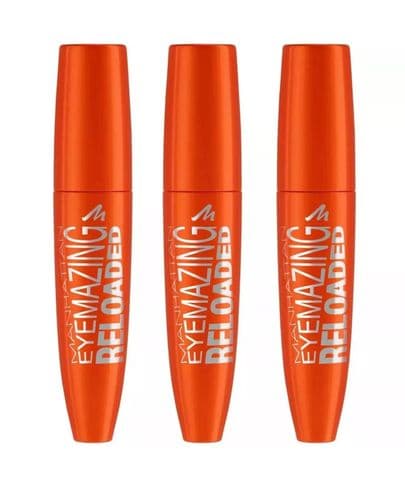 3 x Manhattan Eyemazing Reloaded Mascara | BROWN BLACK | Made by Coty (Rimmel)