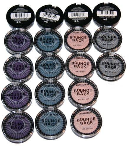 36 x Collection Bounce Back Eyeshadow | 4 Shades | RRP £100+ | Vegan Suitable