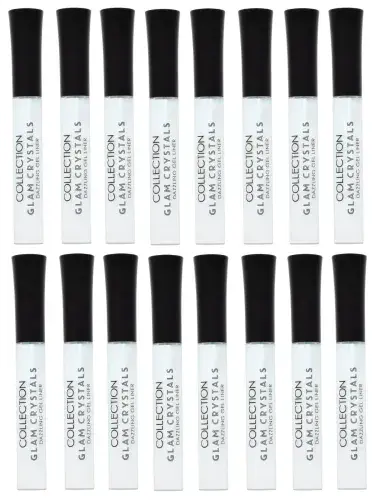 36pcs Collection Glam Crystals Dazzling Gel Eyeliners | 1 Shade | Cosmic Stars |